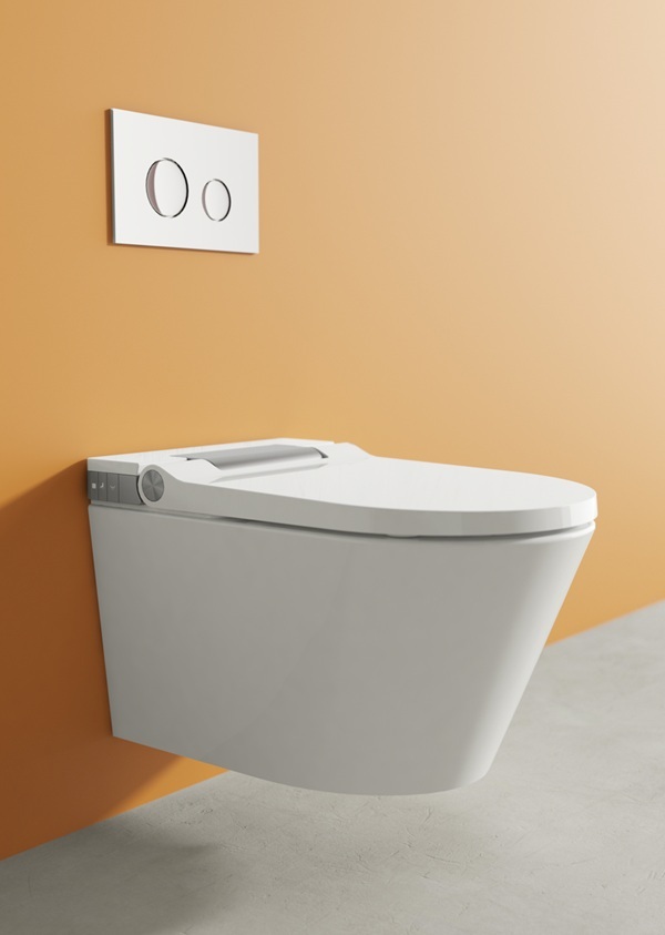 toilette intelligente suspendue