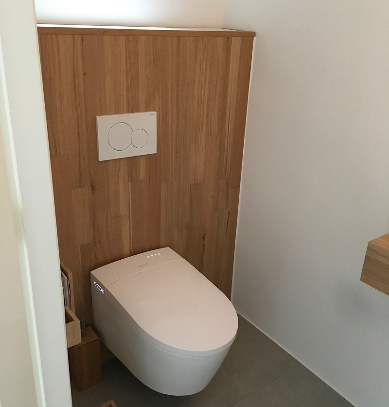 installer wc japonais suspendu 